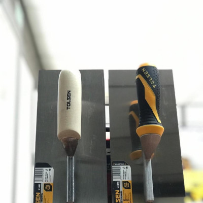 BAY VUÔNG CÁN GỖ 280X120mm TOLSEN 41012  - HÀNG CHÍNH HÃNG