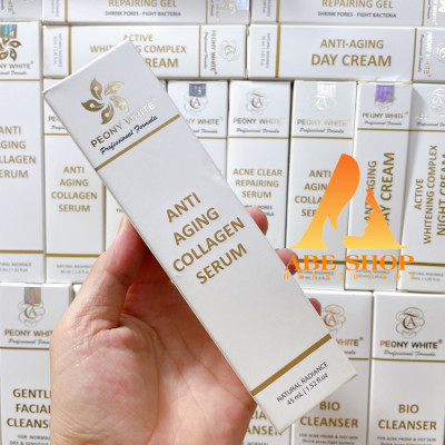 Tinh Chất PEONY WHITE Collagen - Anti Aging - Giảm Nám - Trắng Da - Chống Dị Ứng - Chống Giãn Mao Mạch 40-45ml