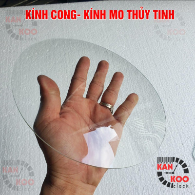 Mặt kính cong- kính thủy tinh mo tròn nhiều cỡ từ 10cm đến 39cm dùng cho đồng hồ treo tường, đồng hồ cổ, đồng hồ cơ các loại