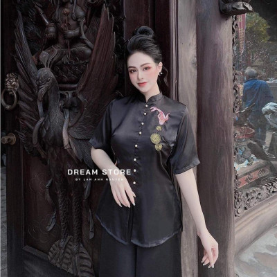 ĐỒ LAM ĐI CHÙA  Tàu Lụa Cao Cấp