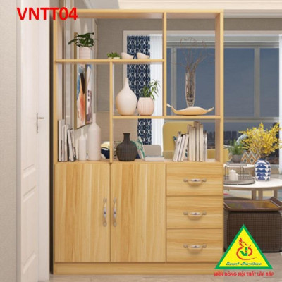 TỦ KỆ TRANG TRÍ KIÊM VÁCH NGĂN VNTT04B - Nội thất lắp ráp Viendong Adv