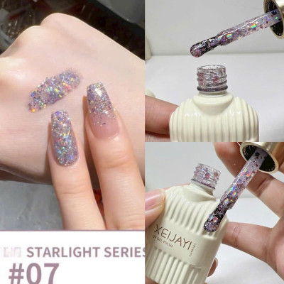 [Mới] Sơn Gel Nhũ STARLIGHT Kim Tuyến XEIJAYI Số 04, 07 Hạt To Siêu Sáng Làm Nail, Tạo Hiệu Ứng Flash Khổng Tước Bạch Kim Hồng Ánh Kim