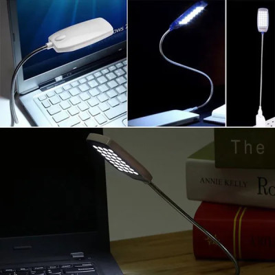 Đèn Led 28 Bóng Uốn Dẻo Cổng USB dùng đọc sách, soi bàn phím laptop ( Màu ngẫu nhiên) - HENRYSA