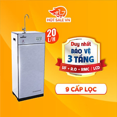 Máy Lọc Nước ROBOT LUX PRO 239W-UR Công Nghệ R.O + UF Vi Mạch LCD Đa Năng Công Suất 20Lit/ Giờ Tủ Đứng - Hàng Chính Hãng