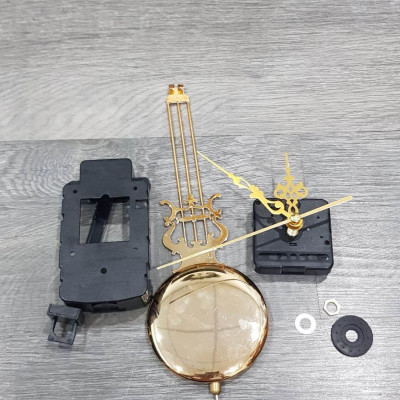 Bộ linh kiện lắp đồng hồ treo tường gỗ 04 món