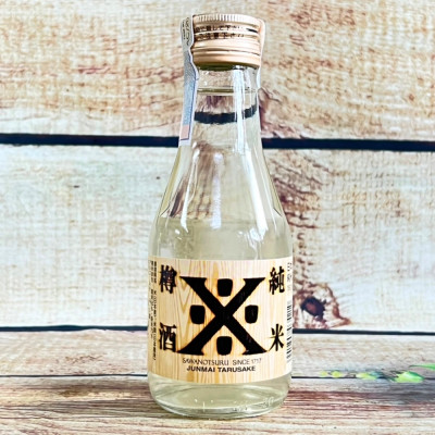 Rượu Sake Junmai Tarusake (Sawanotsuru) 14.5% 180ML 