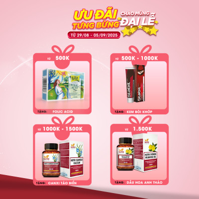 Bộ Sản Phẩm Đẹp Da, Giảm Nám: Viên Nội Tiết Hyper Evening Primrose Oil 180 Viên, Serum Vàng Nhau Thai Cừu Dr Natural Gold Placenta Premium 50ml