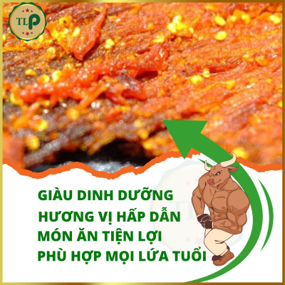 KHÔ BÒ MIẾNG TÂN LỘC PHÁT ÍT CAY 1KG