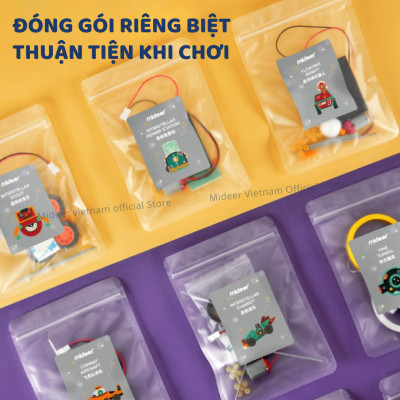 Đồ chơi khoa học lắp ráp mô hình Stem Mideer, đồ chơi cho bé trai 5, 6,7,8,9,10 tuổi
