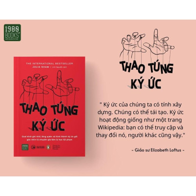 Sách  Thao Túng Ký Ức - BẢN QUYỀN