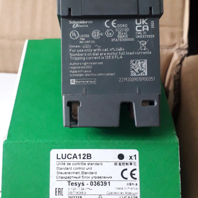 LUCA12B Schneider bộ khởi động Motor 3-12A 24VAC Chính hãng