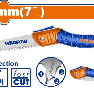 CƯA CẮT CÀNH GẤP GỌN 180MM(7") WHW4607 WADFOW - HÀNG CHÍNH HÃNG