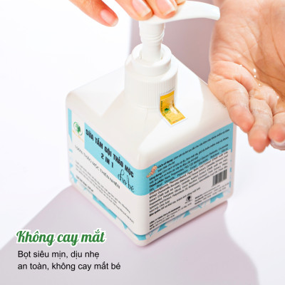 Sữa tắm gội thảo mộc cho bé Wonmom 250ml