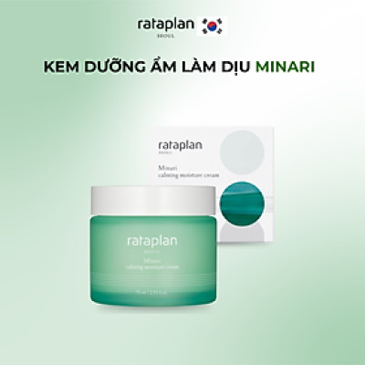 Kem dưỡng ẩm Minari RATAPLAN làm dịu da dưỡng ẩm sâu, phục hồi da mịn màng, khỏe mạnh 75ml