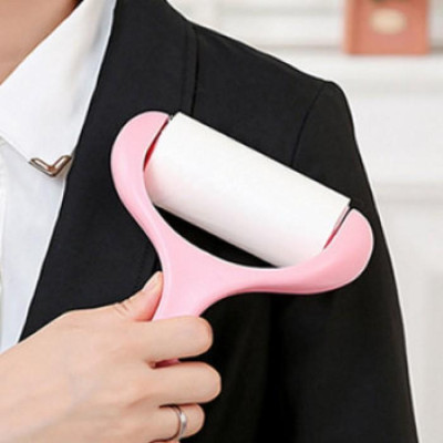 Con lăn bụi hồng có tay cầm làm sạch quần áo, ga giường ( Tặng kèm 2 Con lăn) Linh Chi Bedding