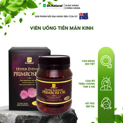 VIÊN UỐNG NỘI TIẾT DR NATURAL HYPER EVENING PRIMROSE OIL 180 VIÊN