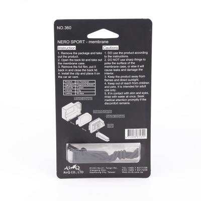 Nước Hoa Ô Tô 2in1 Treo Gương & Ghim Máy Lạnh AIR-Q Nero Sport No360 Đánh Thức Cảm Xúc Trên Mọi Hành Trình - Nhập Khẩu Chính Hãng