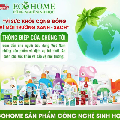 Dầu Xả ECOHOME Kim Ngân Hương Nước Hoa Công Nghệ Sinh Học, Nuôi Dưỡng Tóc Chắc Khỏe Bên Trong 500ml