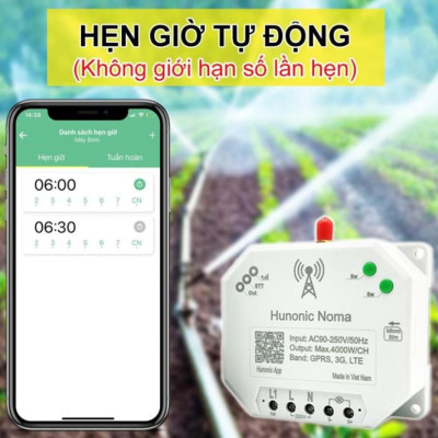 Công Tắc Noma - Điều khiển mọi thiết bị từ xa qua điện thoại dùng Sim│Điều khiển không cần Wifi -2022