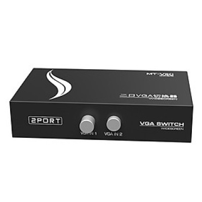 Bộ gộp VGA 2 vào 1 ra MK-VIKI (2 Port VGA Switch) - Hàng Nhập Khẩu