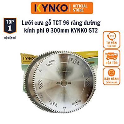 LƯỠI CƯA GỖ TCT 96 RĂNG đường kính phi Ø 300mm KYNKO ST2