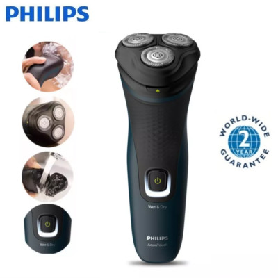 Máy cạo râu khô và ướt Philips AquaTouch S1121 Serial 1000 với lưỡi cạo ComfortCut tự mài - HÀNG NHẬP KHẨU