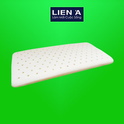 Gối Cao Su Trẻ Sơ Sinh Liên Á Oval 17x35x2cm - Cao Su Thiên Nhiên 100%