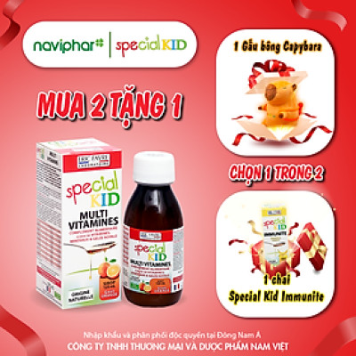 TPBVSK Special kid Multivitamin - Siro Bổ sung vitamin và khoáng chất - Hỗ trợ nâng cao sức khỏe, tăng cường sức đề kháng (125ml) [Siro - Nhập khẩu Pháp]
