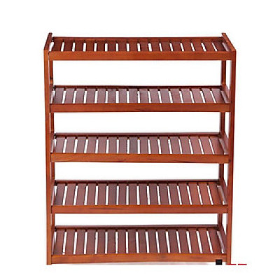 Kệ Giày Dép 5 Tầng Dài 63 cm Gỗ Cao Su