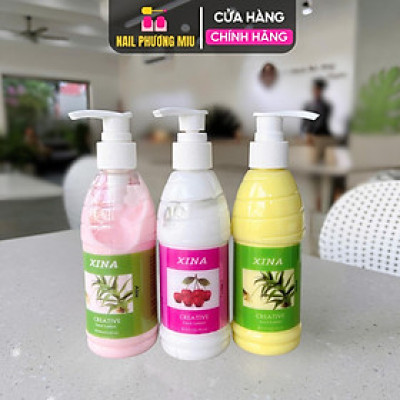 Kem Mềm Da Xina Hương Thơm Dâu Nha Đam Làm Nail, Thẩm Thấu Nhanh, Vòi Bơm Tiện Lợi, Chất Kem Mềm Xốp Màu Ngẫu Nhiên