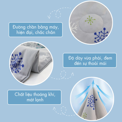 [CHĂN HÈ MÁT LẠNH] Mền lạnh I Cool Advance NIN House NM8031 2mx2m2 | Chăn chần bông Ice Silk, Chăn điều hoà nhiều độ