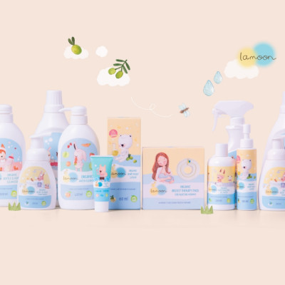 Nước rửa bình sữa Organic cho bé Lamoon - Bình 500ml 