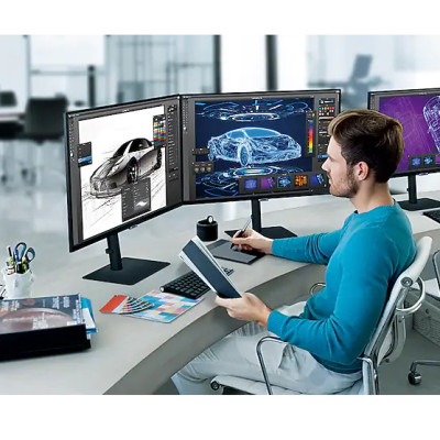 Màn hình đồ họa Samsung ViewFinity S8 UHD LS32B800PXEXXV( 32 inch ( 3,840 x 2,160 ) IPS / 60Hz / 5ms / Display Port / HDMI / USB Hub / USB - C Charging 90W ) - Hàng Chính Hãng