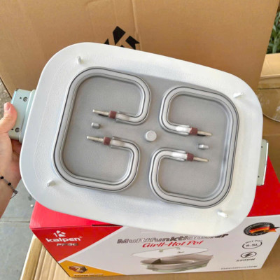 Bếp Nướng Lẩu Hai Ngăn Đa Năng Kalpen 6.5L PP66 Công Suất 2200W - Hàng Chính hãng