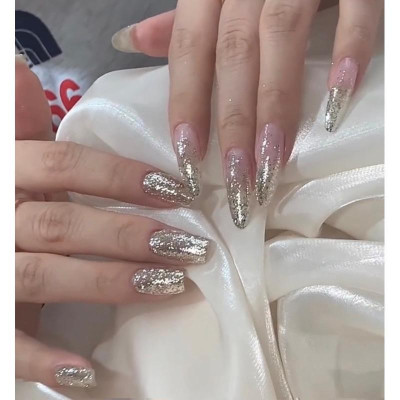 Sơn Gel Nhũ Đài Milan Siêu Sáng Làm Nail, Màu Bạc 02 Lấp Lánh Chai 15ml Cho Móng Lộng Lẫy, Bền Màu, Dễ Sử Dụng