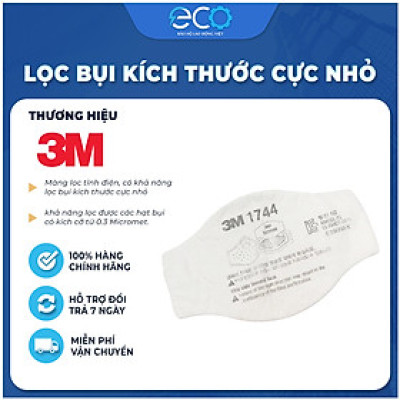 Tấm lọc bụi 3M 1744 dùng cho mặt nạ 3M 3100/3200