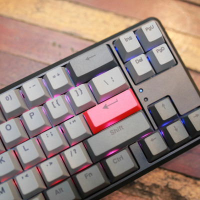 Bàn phím cơ không dây E-Dra EK368W V2 , Hotswap, E-Dra Switch (Brown/Red) - Hàng chính hãng