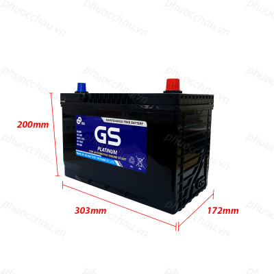 Bình Ắc Quy 12V-90Ah, Ắc Quy Ô Tô GS MF 105D31L/R