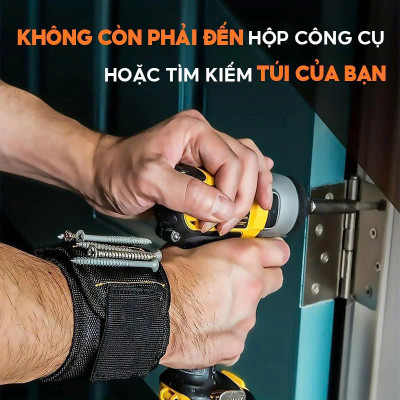 Băng Đeo Tay Nam Châm Loại Tốt: Hỗ Trợ Sữa Chữa Ốc Vít Đa Năng với Lực Hút Mạnh