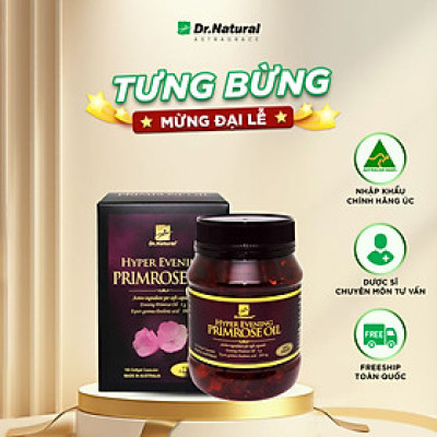 VIÊN UỐNG NỘI TIẾT DR NATURAL HYPER EVENING PRIMROSE OIL 180 VIÊN
