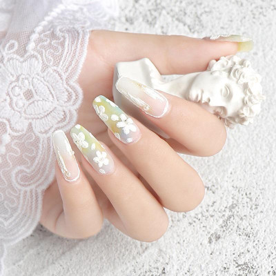 Gel Xi Măng Trắng Đen Trang Trí Móng, Chất Gel Đặc Sệt, Hiệu Ứng Sần, Làm Nail Tạo Hình Độc Đáo, Vẽ Hoa Họa Tiết