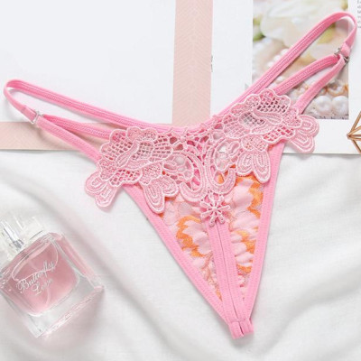  Quần lọt khe nữ - Màu hồng