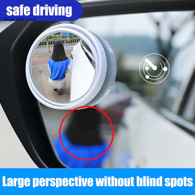 Bộ 2 Gương Cầu Lồi Ô Tô Xoay 360 Độ Có Viền Xóa Điểm Mù Hiệu Quả – Loại Tốt