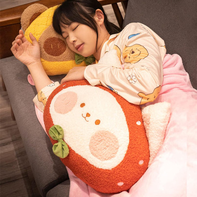 Mền Văn Phòng 3 Trong 1 Gấu Orange Cao Cấp Để Đi Dã Ngoại, Xe Giường Nằm, Ngủ Tại Văn Phòng Vô Cùng Tiện Dụng