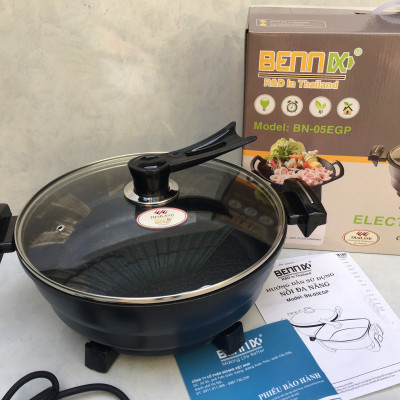 Nồi lẩu điện đa năng Bennix Thái Lan BN-05EGP dung tích 5 lít - Hàng chính hãng