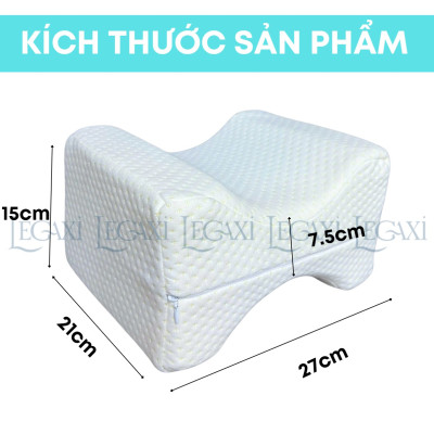 Gối Kẹp Chân, Kê Tay, Gác Chân Khi Ngủ Công Thái Học Cao Su Non Giảm Đau Đầu Gối, Đau Thần Kinh Tọa Mẹ Bầu Legaxi