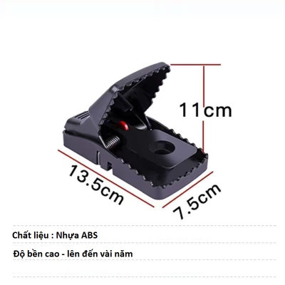 Bẫy Chuột Thông Minh Thế Hệ Mới Lò Xo Đàn Hồi Độ Nhạy Cao, Kẹp Bẫy Chuột Siêu Nhạy Siêu Hiệu Quả