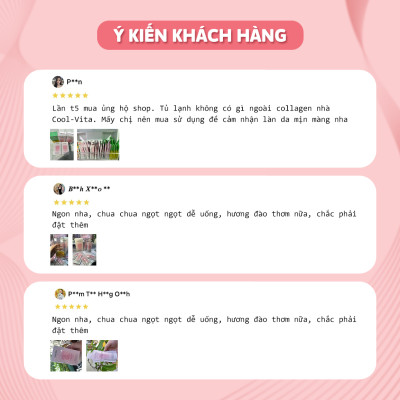 Nước Uống Collagen Peptide 3000mg Coolvita Hỗ Trợ Trẻ Hóa Sáng Da, Hỗ Trợ Dưỡng Tóc và Móng Kết Hợp Vitamin B3 (45ml× 7 túi)/hộp