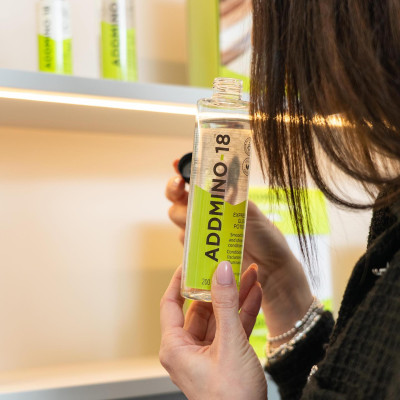 DẦU XẢ TẠO BÓNG VÀ PHỤC HỒI KHẨN CẤP - 200ML (Addmino - 18 Express Glow Potion)