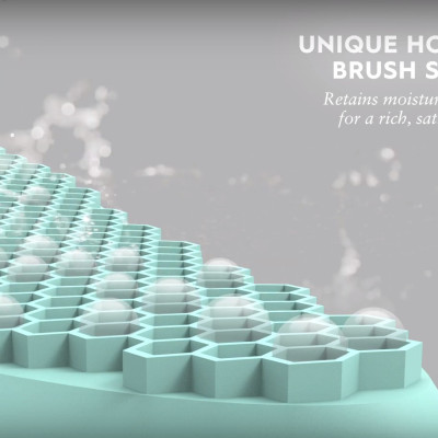 Máy rửa mặt USA Silicone kháng khuẩn công nghệ siêu âm, hút chân không HoMedics nhập khẩu USA